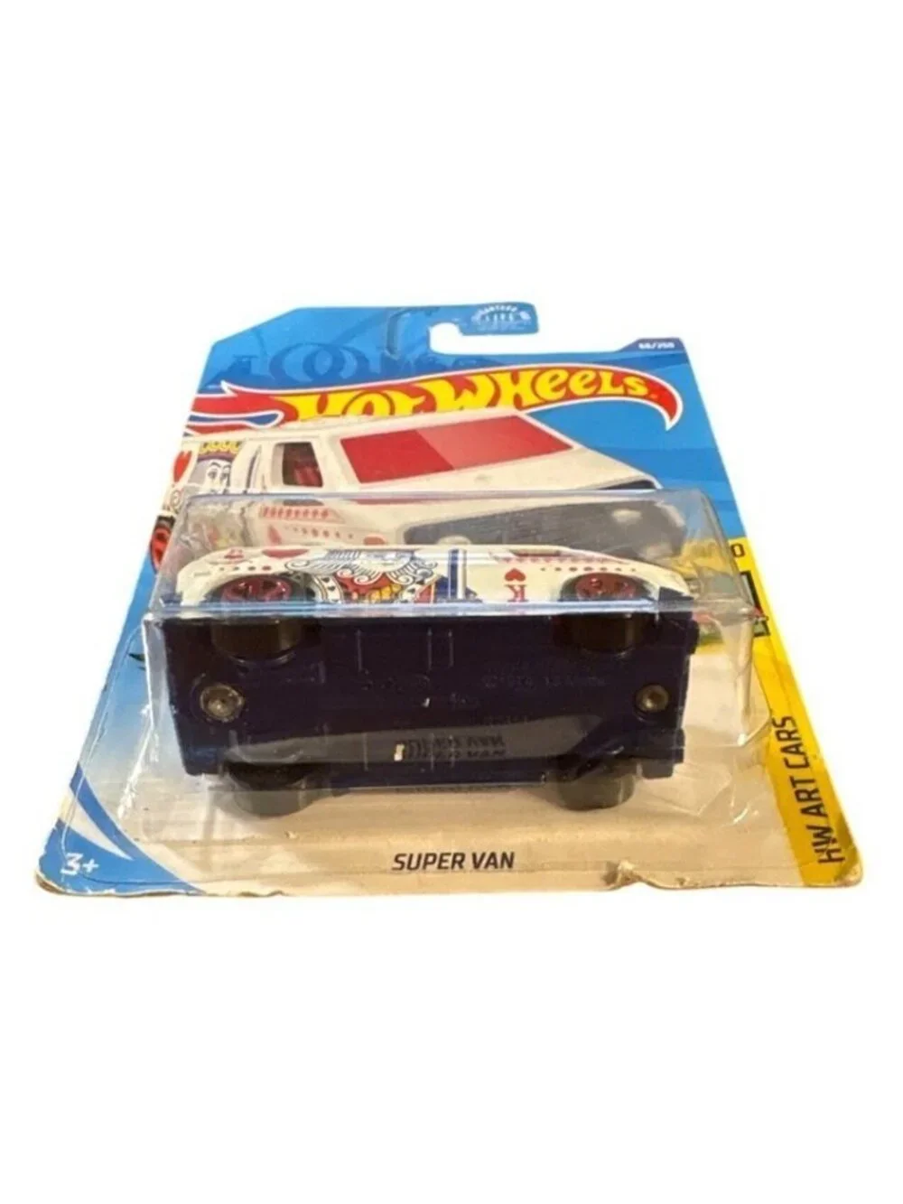 Die Cast Hot Wheels HW Art Cars Super Van 68/250 9/10 Colorful Design Car 2017